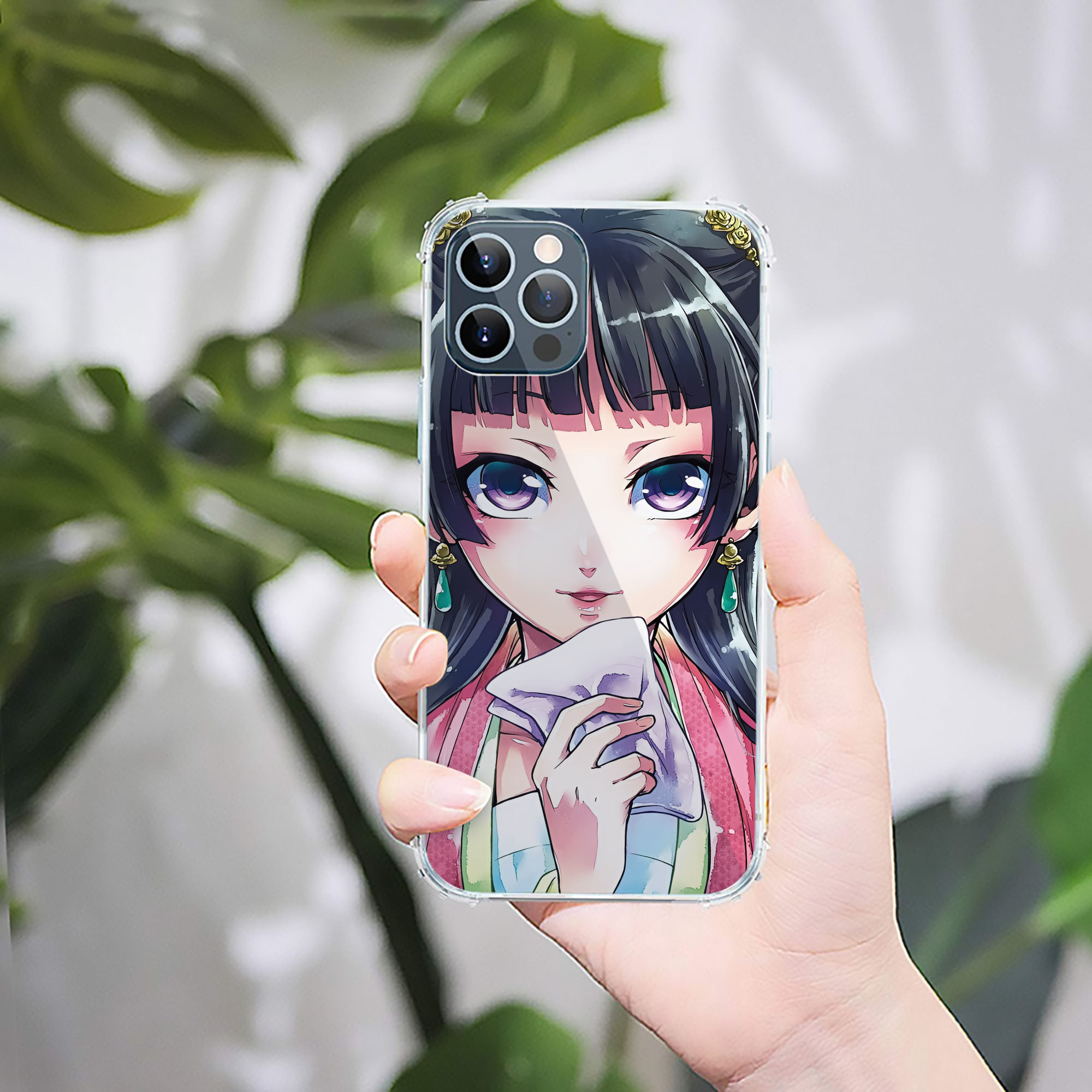 （画像用） 薬屋のひとりごと The Apothecary Diaries 【iPhone 12シリーズ対応】透明スマホケース（クリアソフトケース）